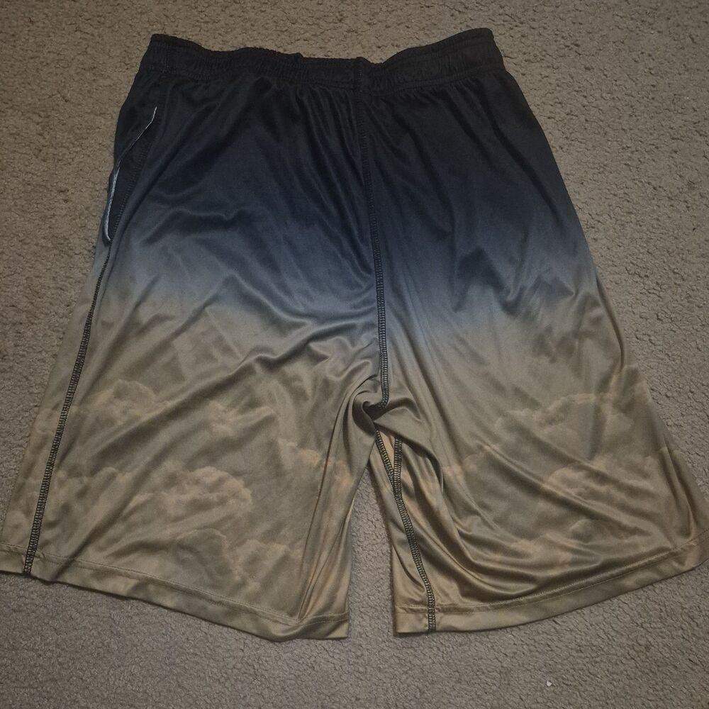 NFL Team Apparel New Orleans Saints Gradient Big Logo Training Shorts Size M - Picture 3 of 9